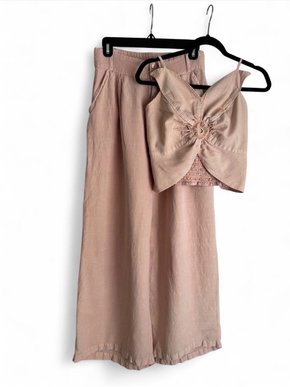 Young Fabulous & Broke (YFB) Linen Blend Two-Piece Set | Medium